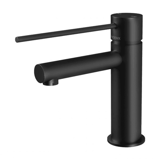 Vivid Slimline Basin Mixer with Extended Lever  Matte Black