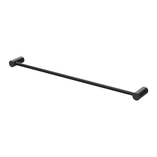 Vivid Slimline Single Towel Rail 600mm Matte Black