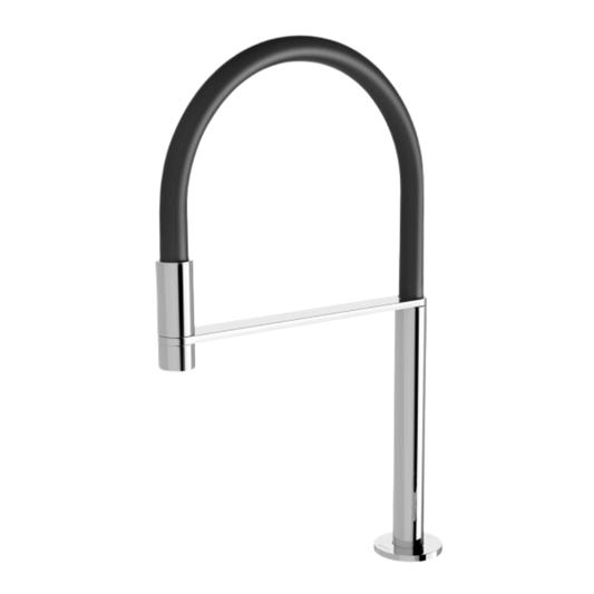 Axia Hob Sink Outlet Flexible Hose 230mm Chrome