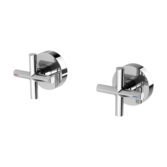 Vivid Slimline Plus Wall Top Assemblies Chrome