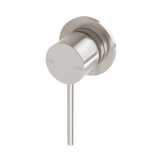 Vivid Slimline Shower / Wall Mixer 60mm Backplate  Brushed Nickel