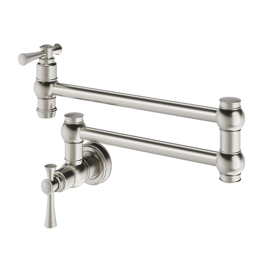 Cromford Pot Filler Brushed Nickel