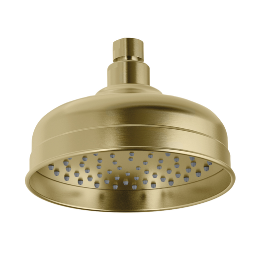 Cromford Shower Rose Brushed Gold