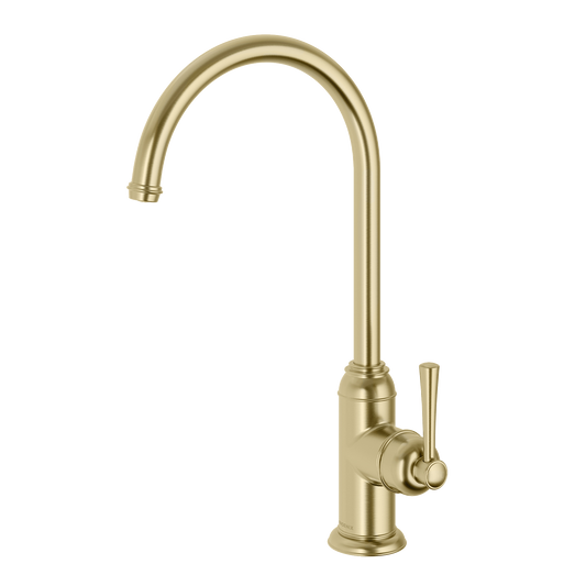 Cromford Sink Mixer Brushed Gold