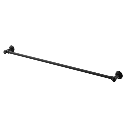 Cromford Single Towel Rail 800mm Matte Black