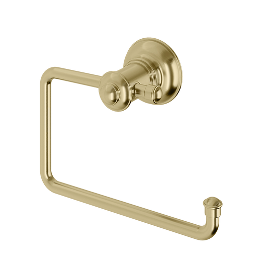 Cromford Toilet Roll Holder Brushed Gold