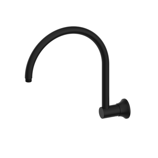 York Shower Arm Matte Black