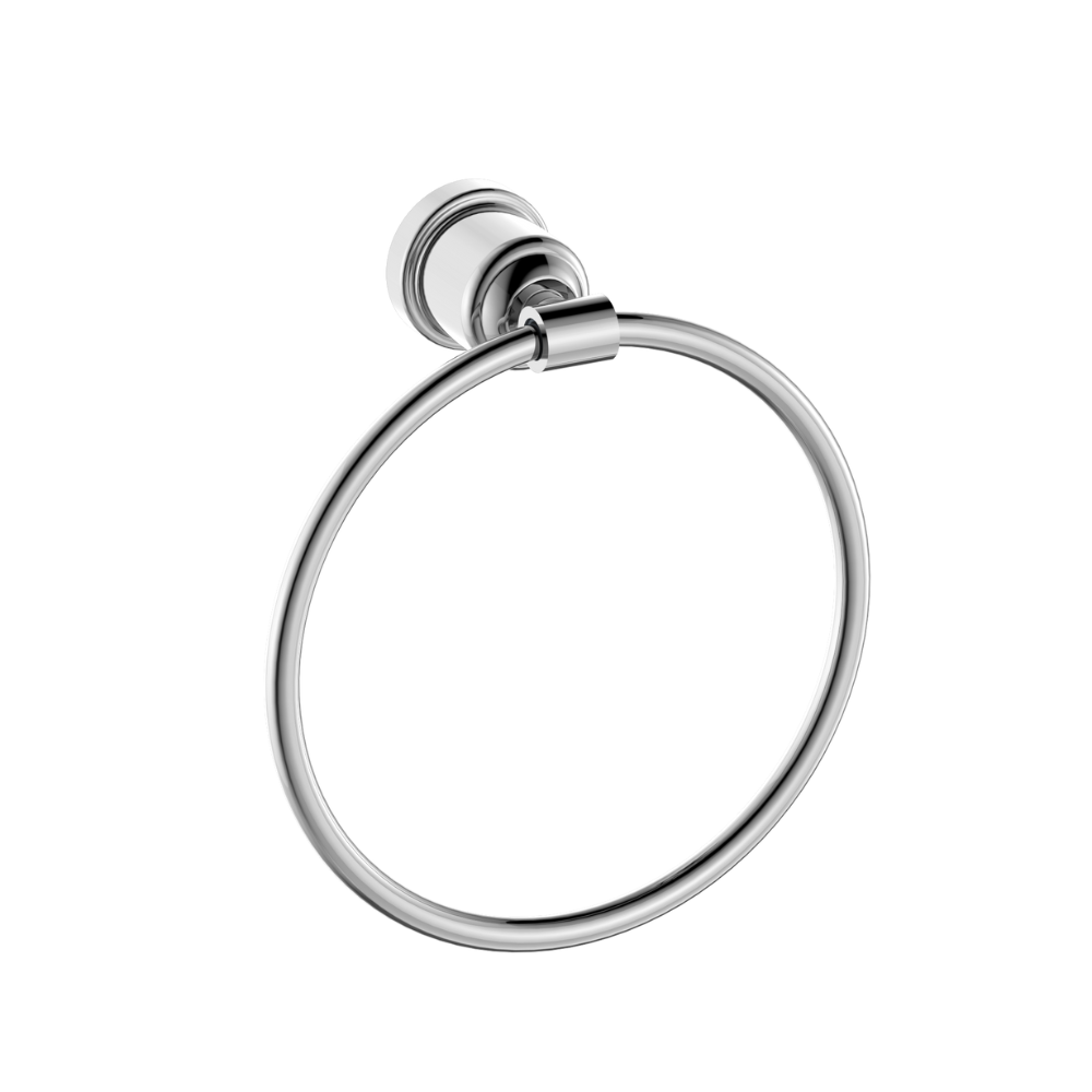 York Towel Ring Chrome