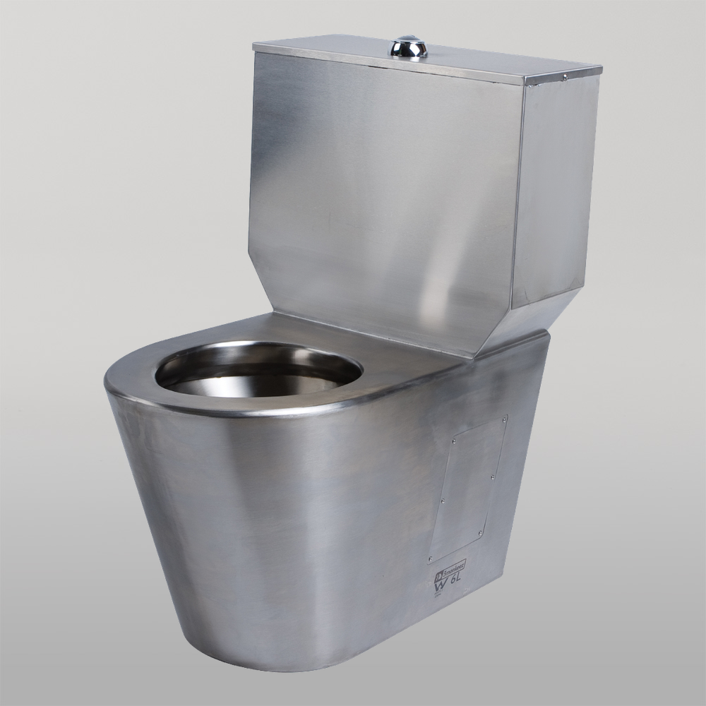 Close Coupled Wall Faced Disabled Toilet Pan P Trap