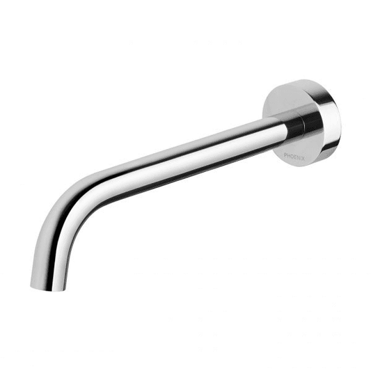 Vivid Slimline Basin Outlet 230mm Curved Chrome