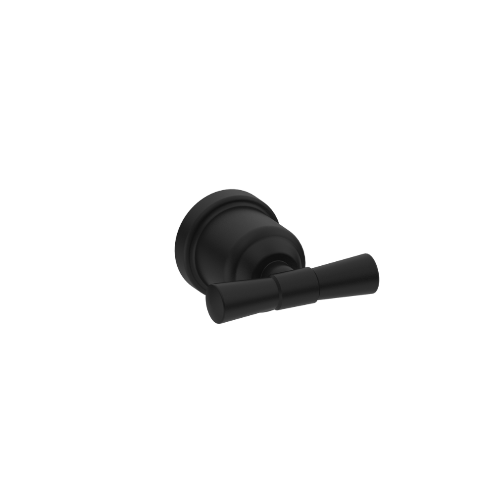 York Robe Hook Matte Black