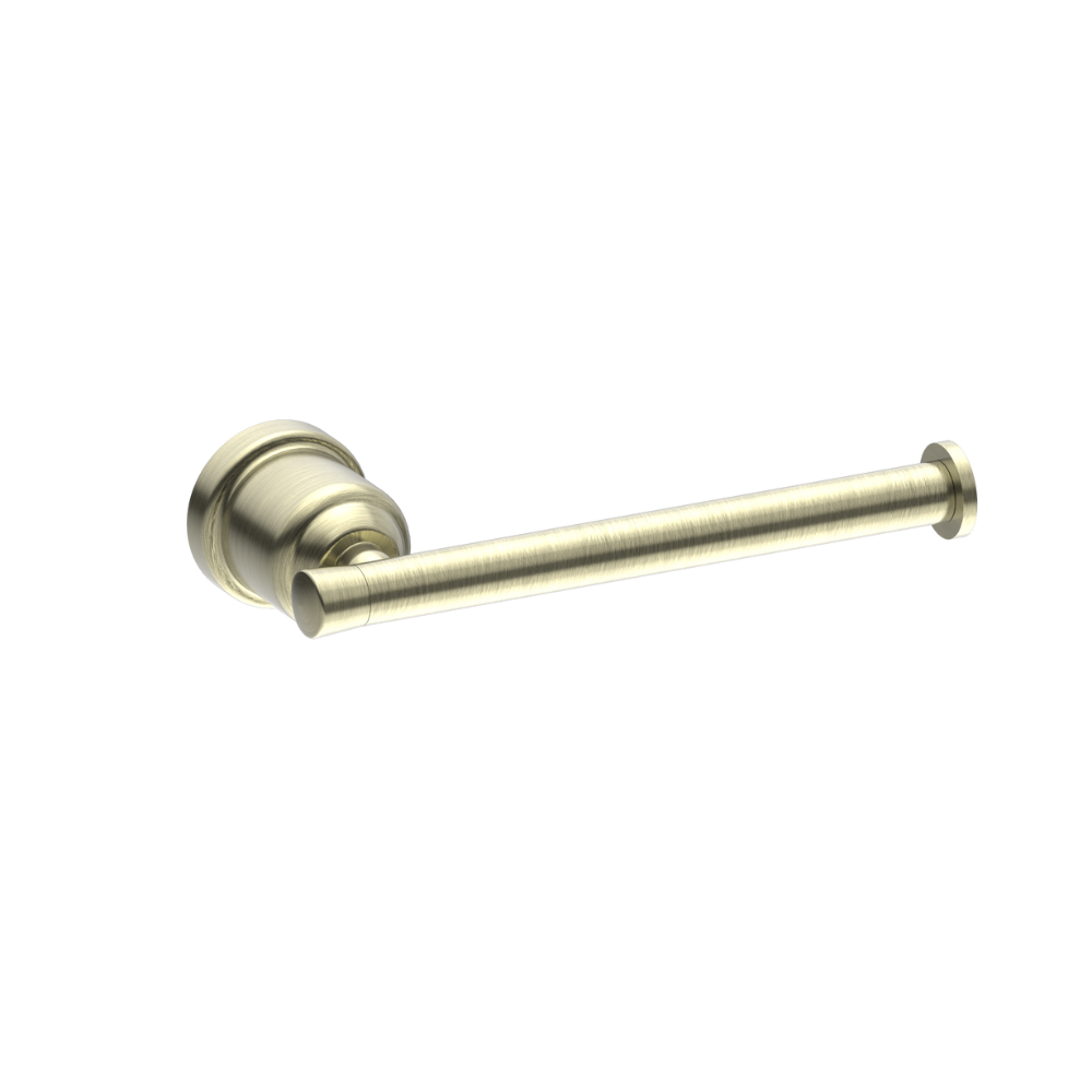 York Toilet Roll Holder Aged Brass