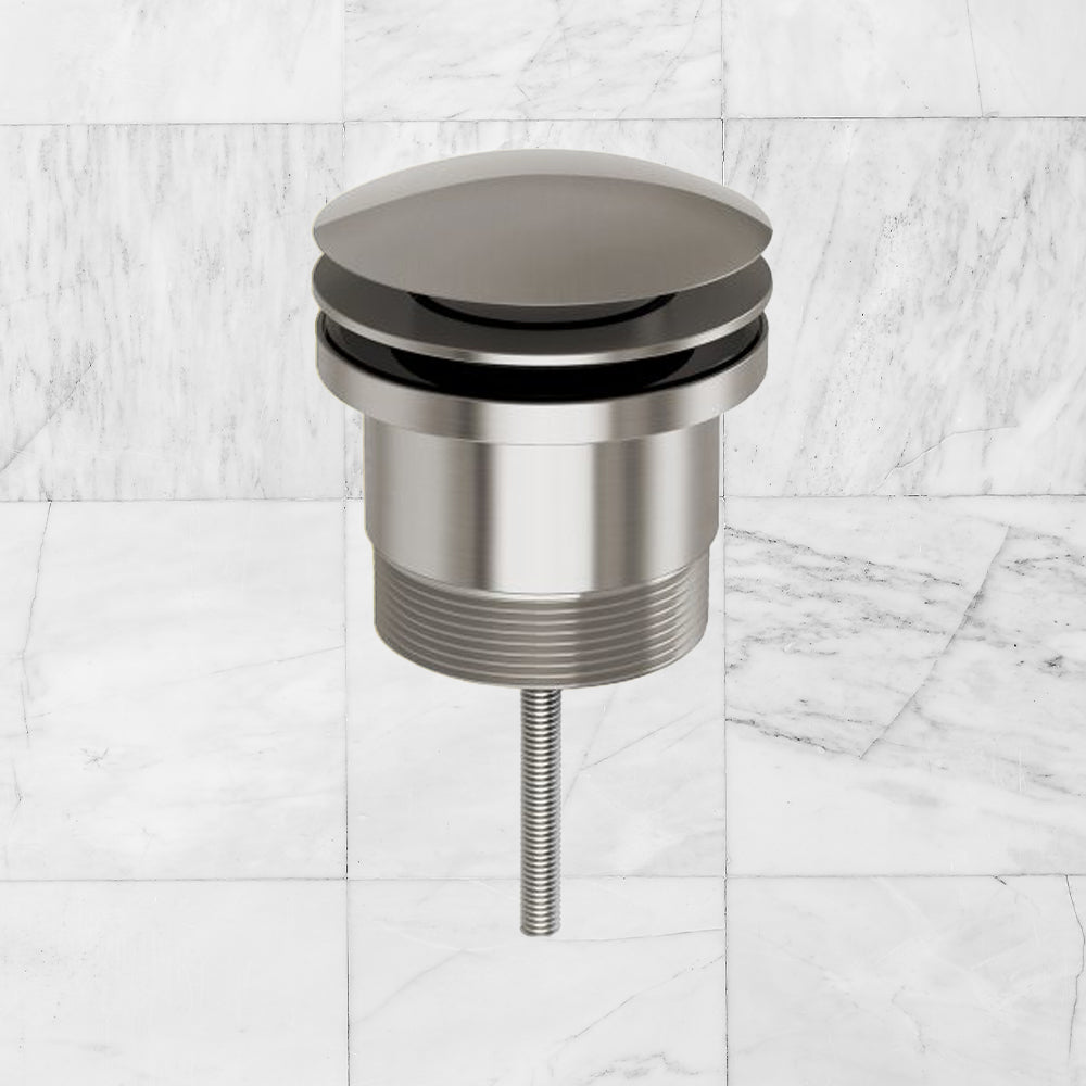 40mm Dome Pop Up Universal Waste Brushed Nickel