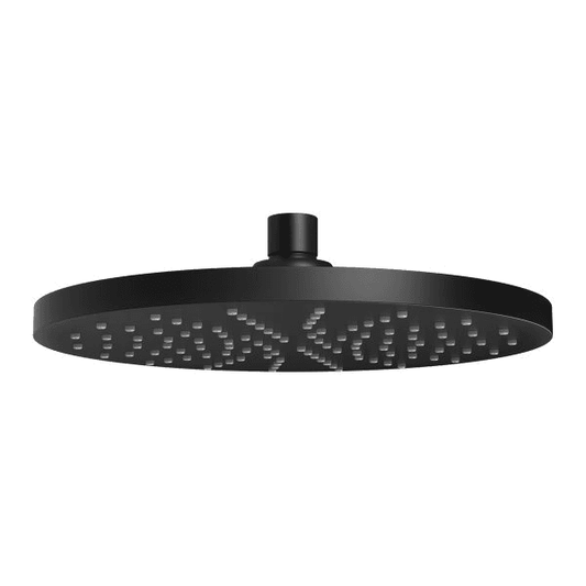 Vivid Shower Rose 230mm Round Matte Black