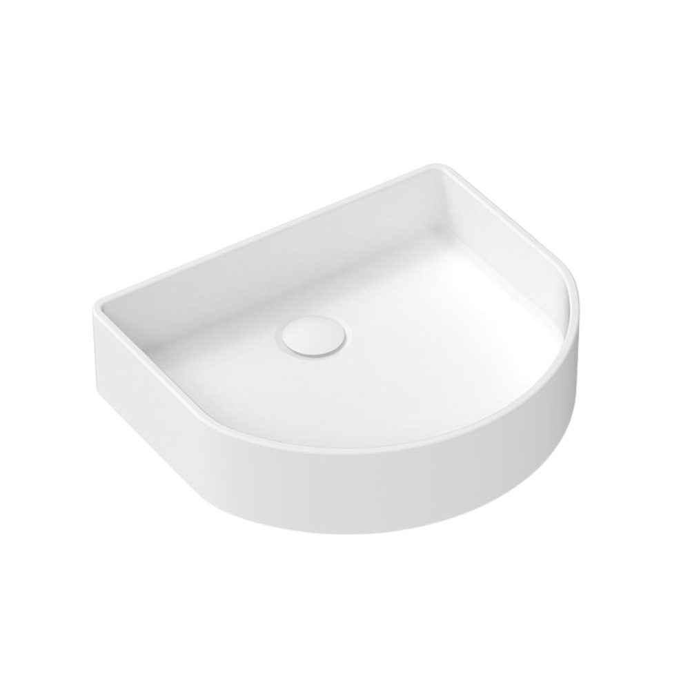 Arch Smooth Above Counter Basin Matte White