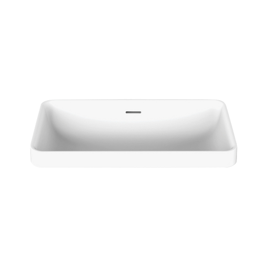 Zeya Semi Inset Basin Gloss White