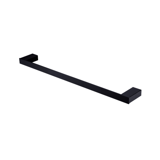 Athens Single Towel Rail 600mm Matte Black