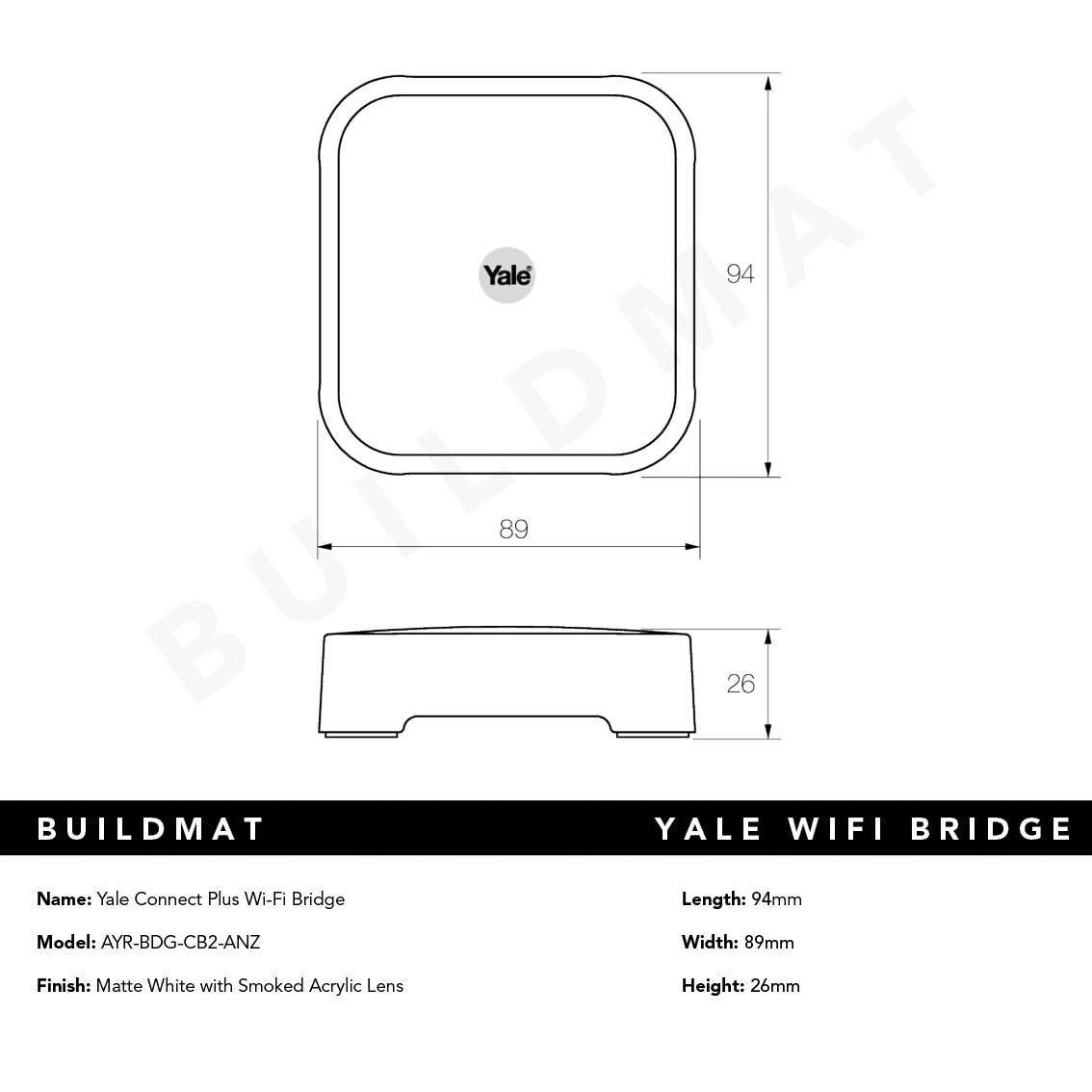 Yale Connect Plus Wi-Fi Bridge