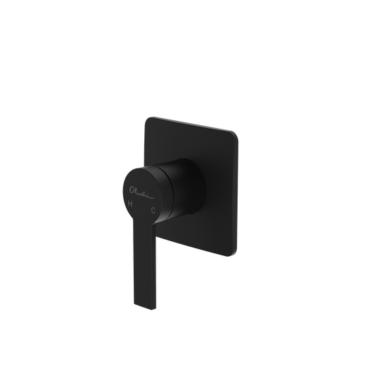 Barcelona Wall Mixer Matte Black