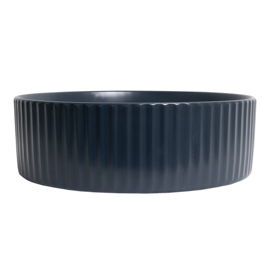 Camilla Fluted Matte Blue Basin