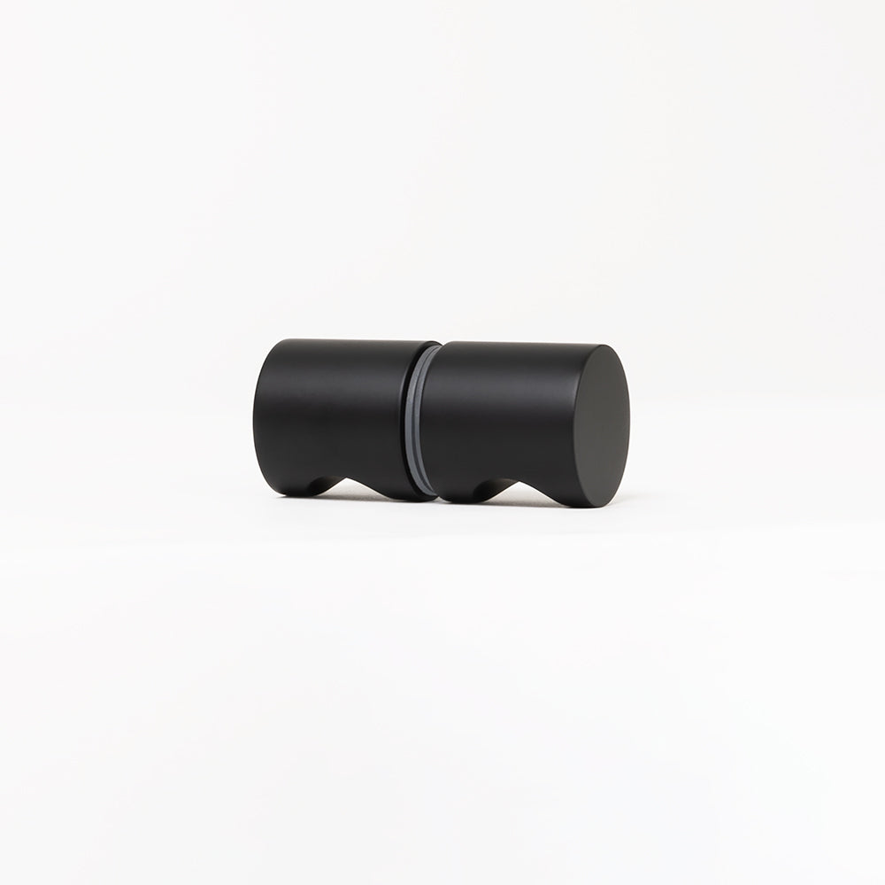 Zala Shower Door Handle Matte Black