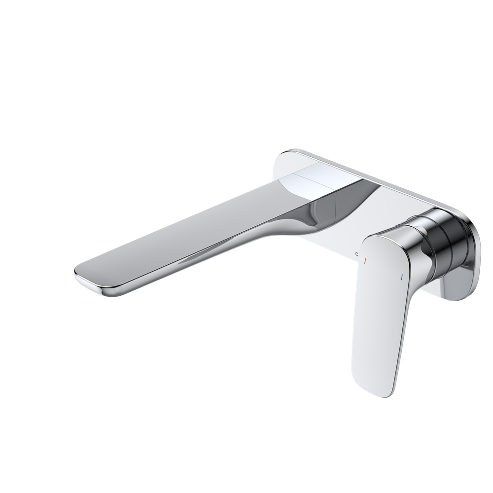 Contura II Wall Basin/Bath Mixer 180mm Chrome