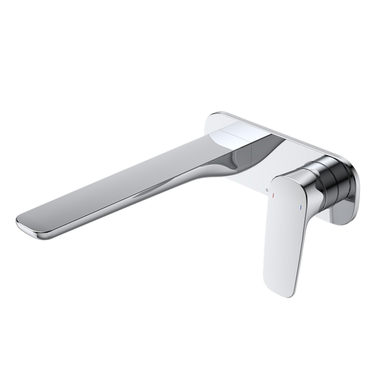 Contura II Wall Basin/Bath Mixer 220mm Chrome