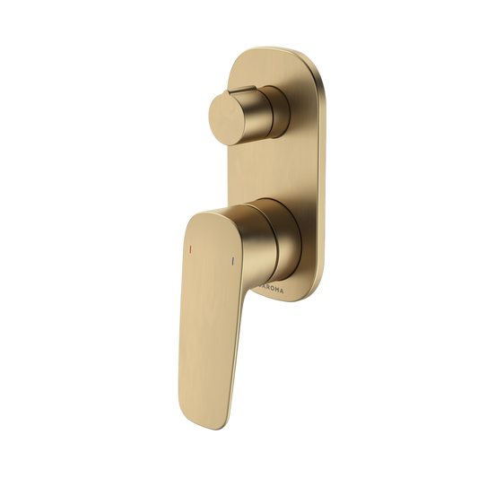 Contura II Bath/Shower Mixer with Diverter Brushed Brass