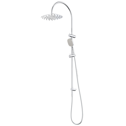 Contura II Rail Shower with Overhead Chrome