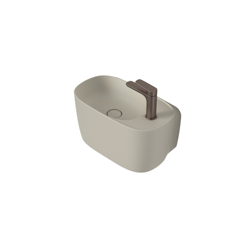 Contura II Hand Wall Basin Matte Clay