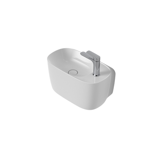 Contura II Hand Wall Basin White