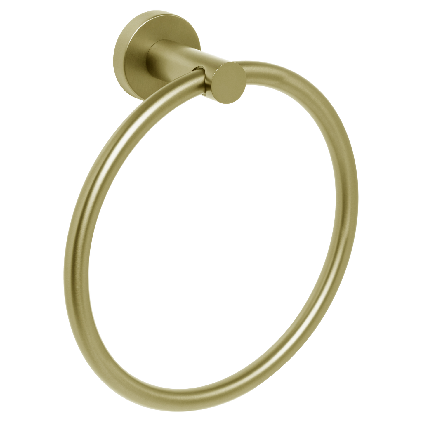 Venezia Towel Ring Brushed Brass Gold