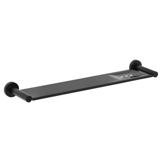 Venezia Metal Shelf 450mm Matte Black