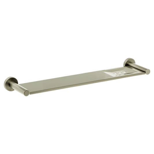 Venezia Metal Shelf 450mm Brushed Nickel