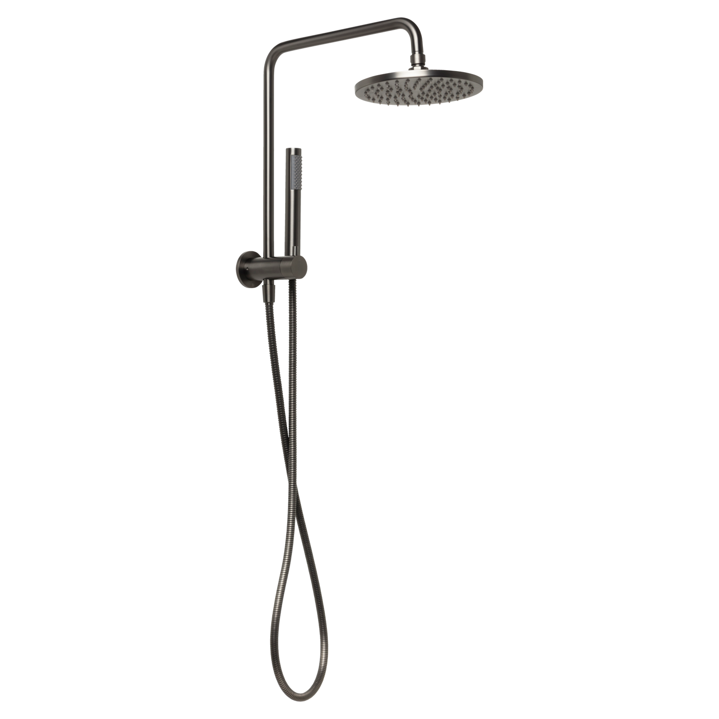 Venezia Short Twin Shower Brushed Gunmetal