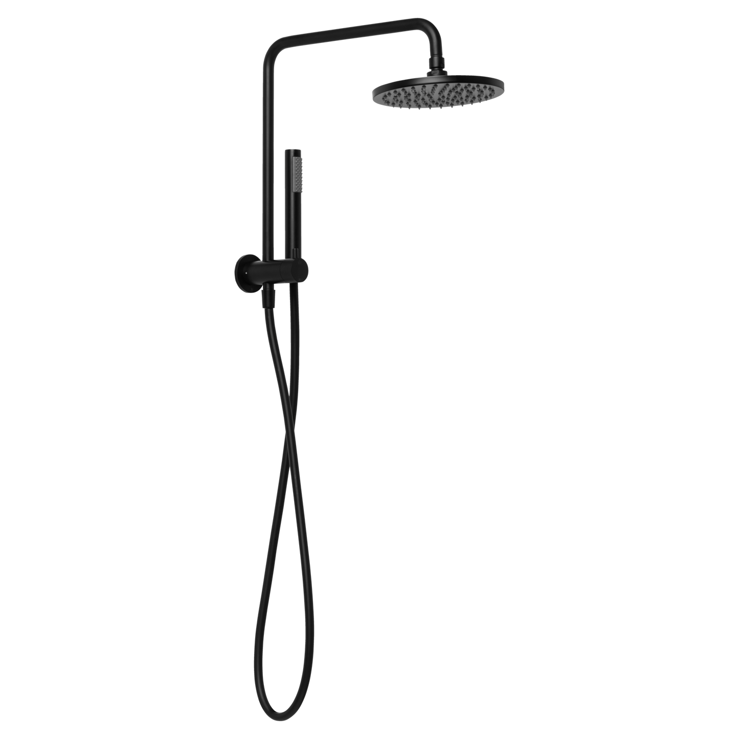 Venezia Short Twin Shower Matte Black