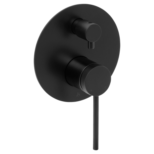 Venezia Shower Mixer With Diverter Matte Black