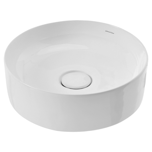 Venezia White Round Countertop Vessel