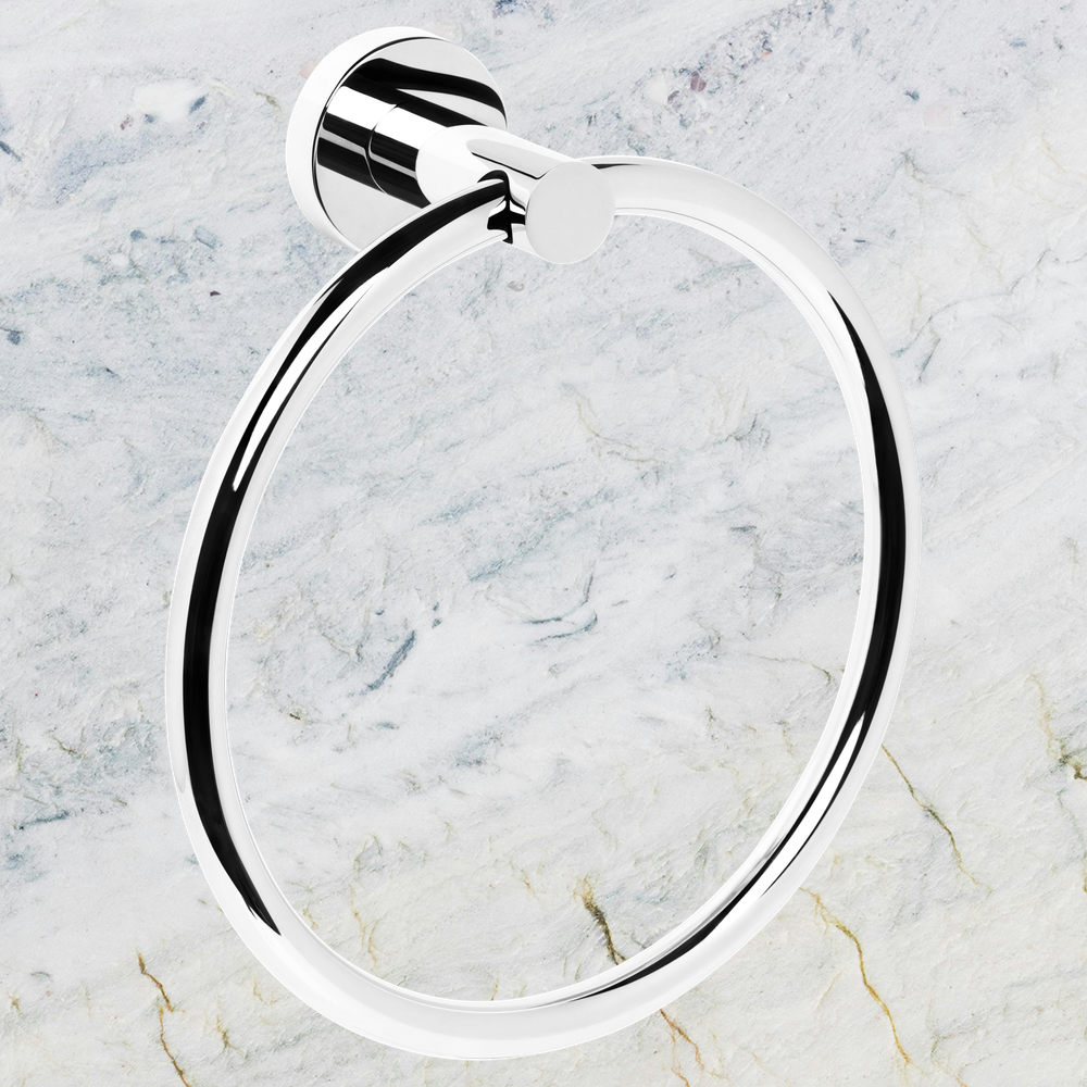 Venezia Towel Ring Chrome