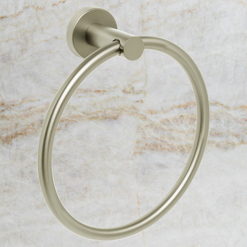 Venezia Towel Ring Brushed Nickel