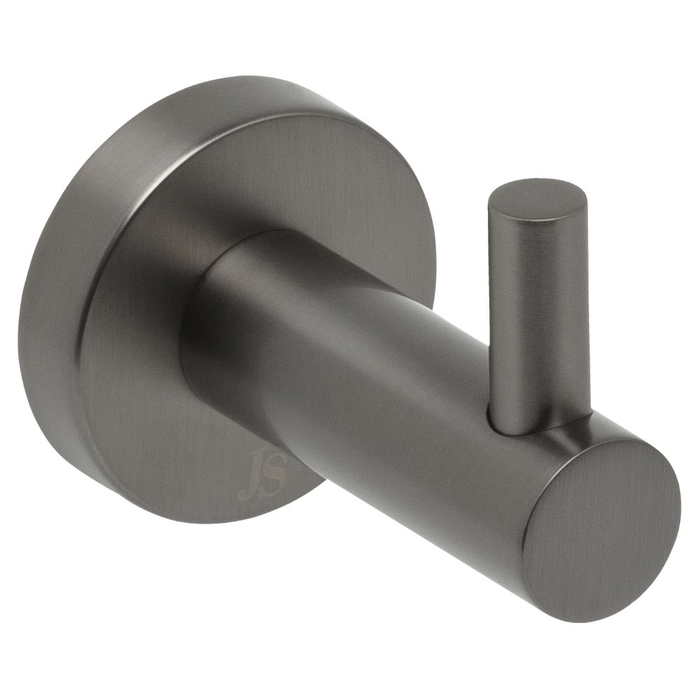 Venezia Robe Hook Brushed Gunmetal