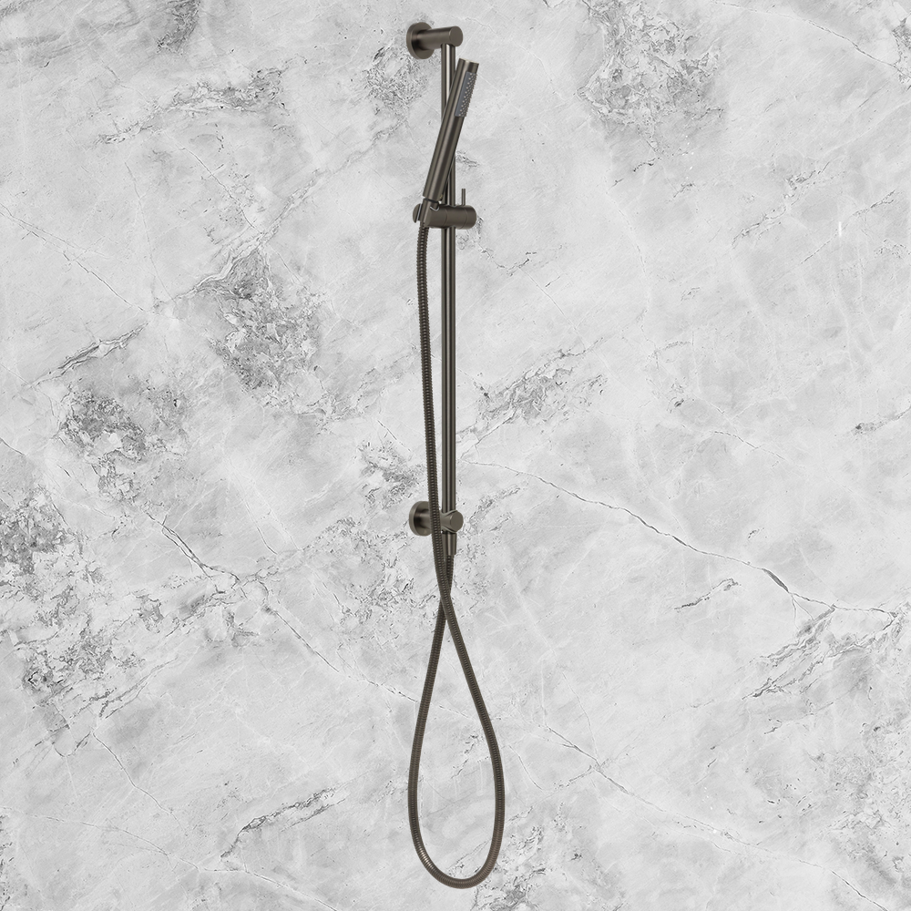 Venezia Rail Shower Brushed Gunmetal