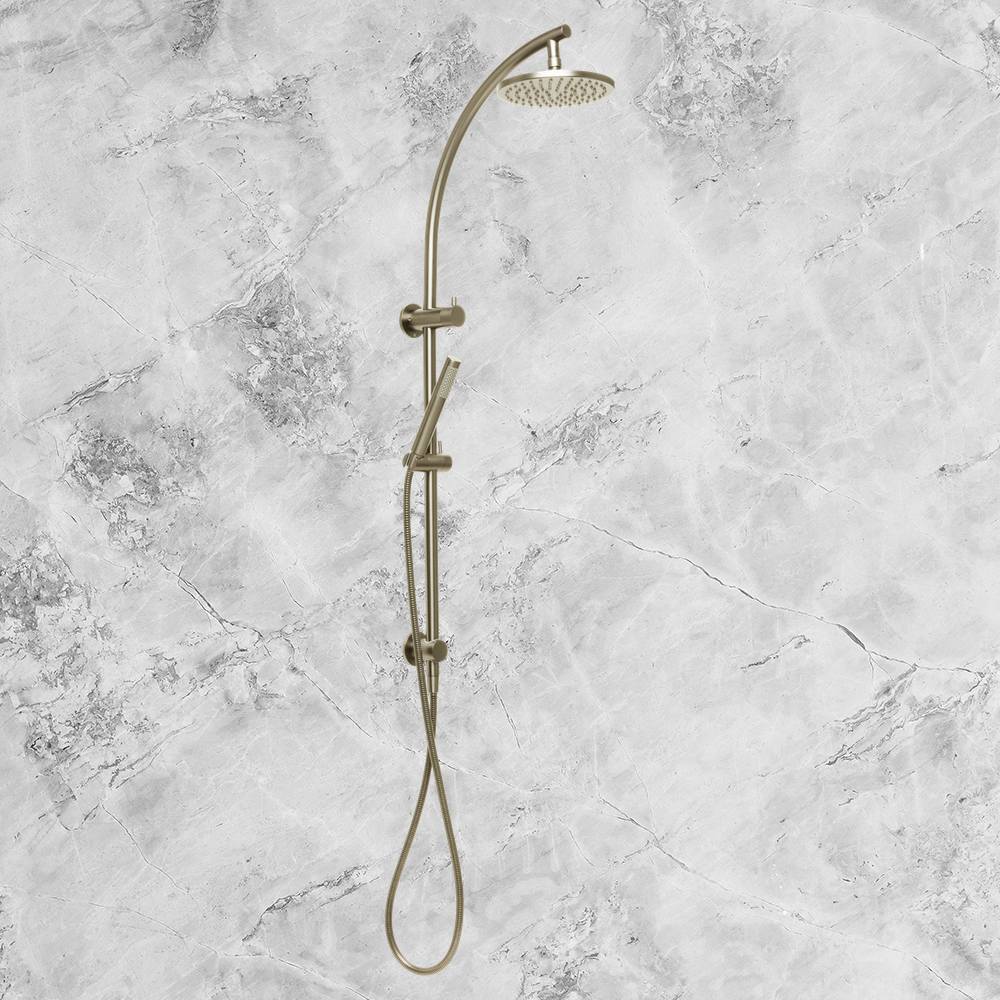 Venezia Twin Shower Brushed Nickel