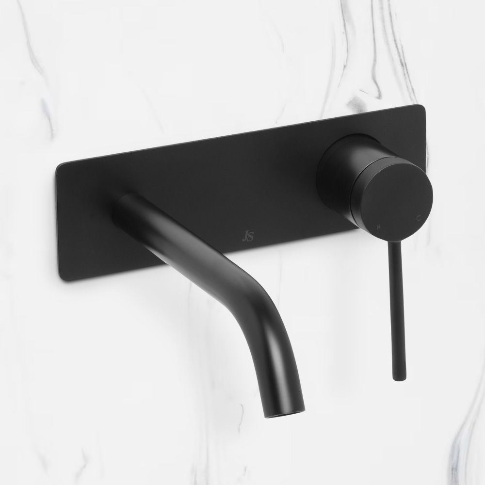 Venezia Wall Basin Mixer Matte Black