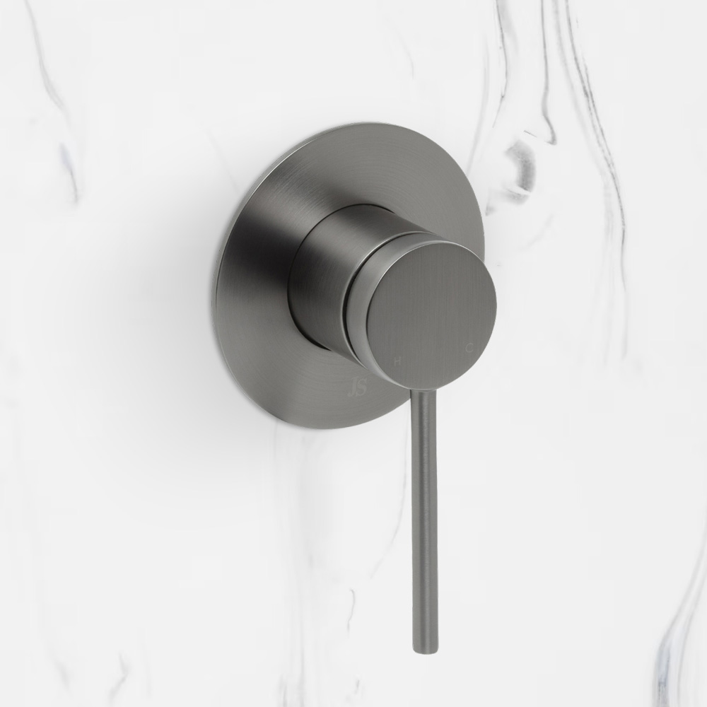 Venezia Shower Mixer Brushed Gunmetal