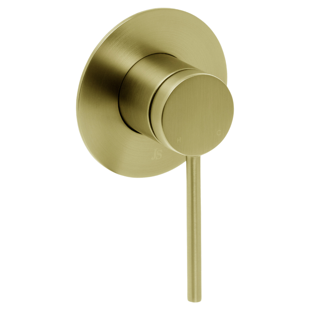 Venezia Shower Mixer Brushed Brass Gold