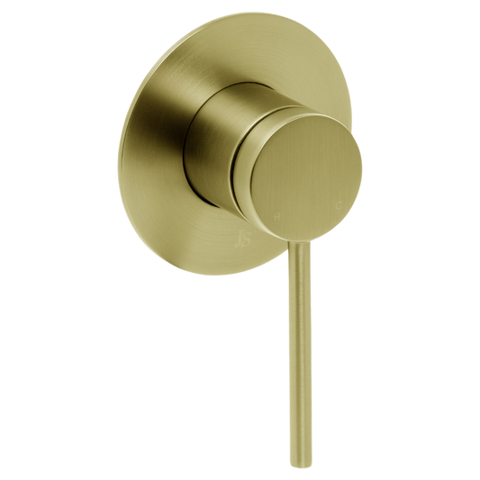 Venezia Shower Mixer Brushed Brass Gold