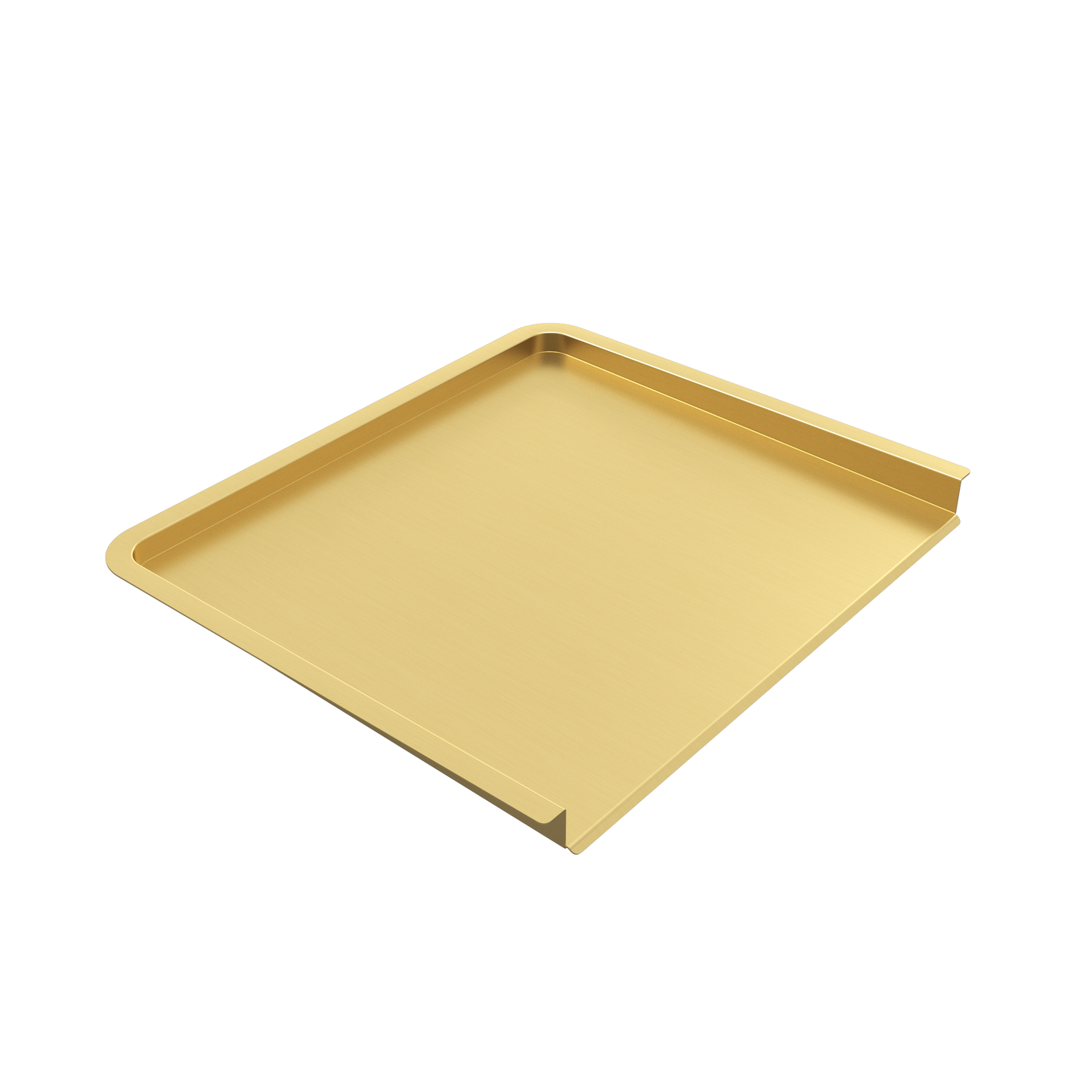 Aiden Portable Drain Board Brushed Brass Gold