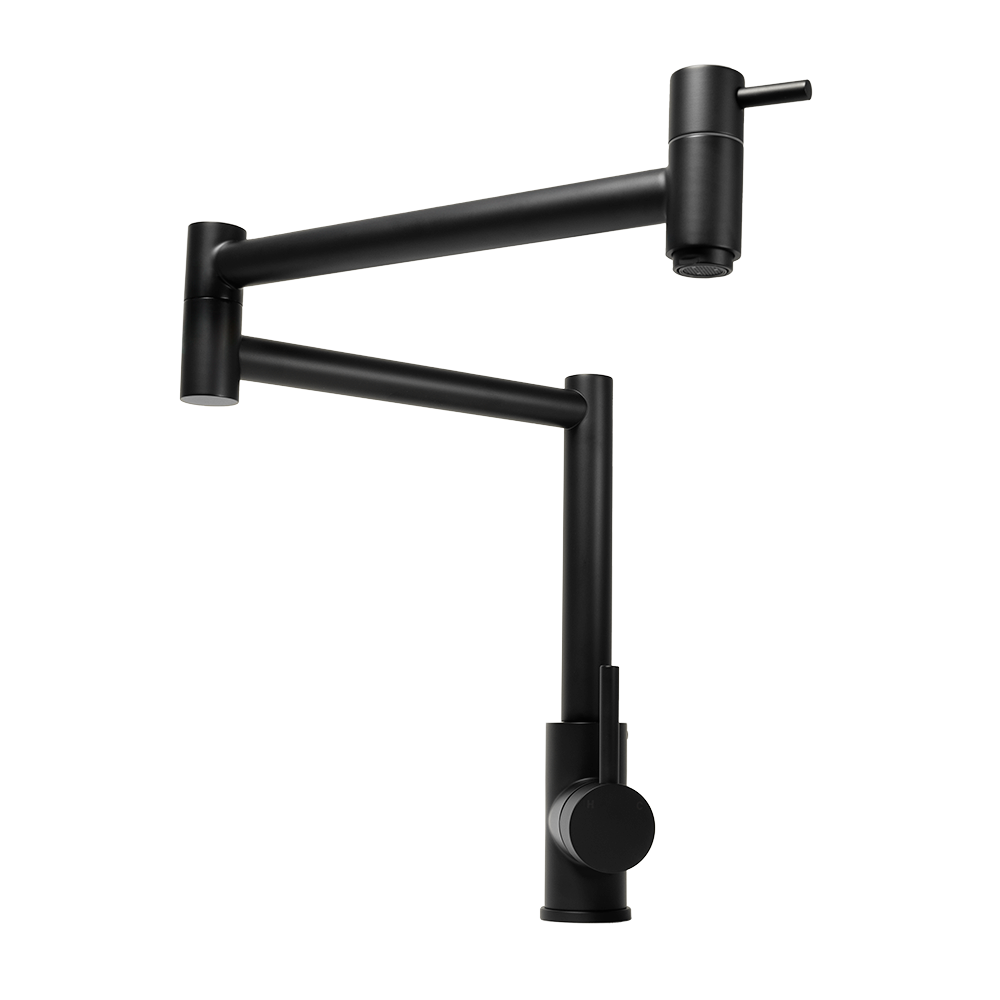 Barbara Bench Pot Filler Matte Black