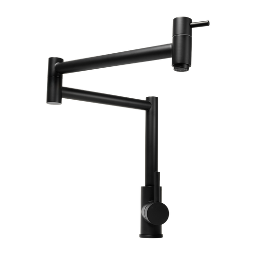 Barbara Bench Pot Filler Matte Black